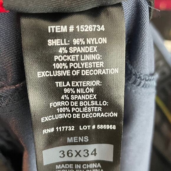 Gerry Men's Venture Commuter Comfort Waistband Pant Color Blue - Picture 10 of 10